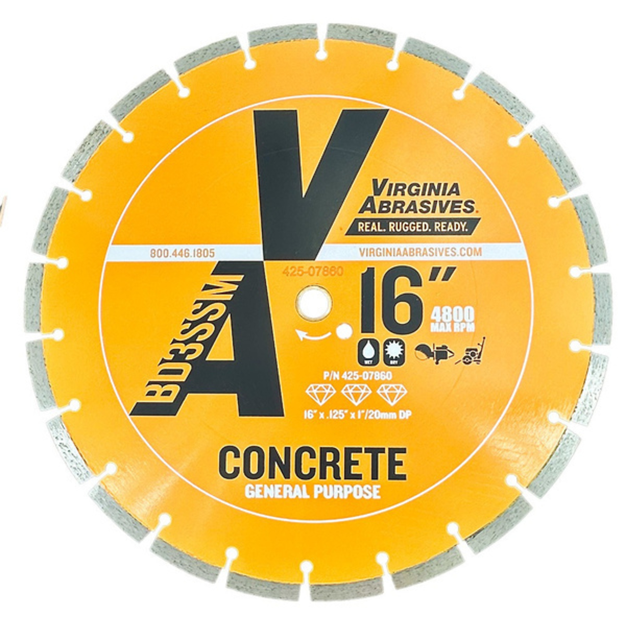 Virginia Abrasives, SAW BLADE, Included (qty.) 1 Model# 425-06531.VAB